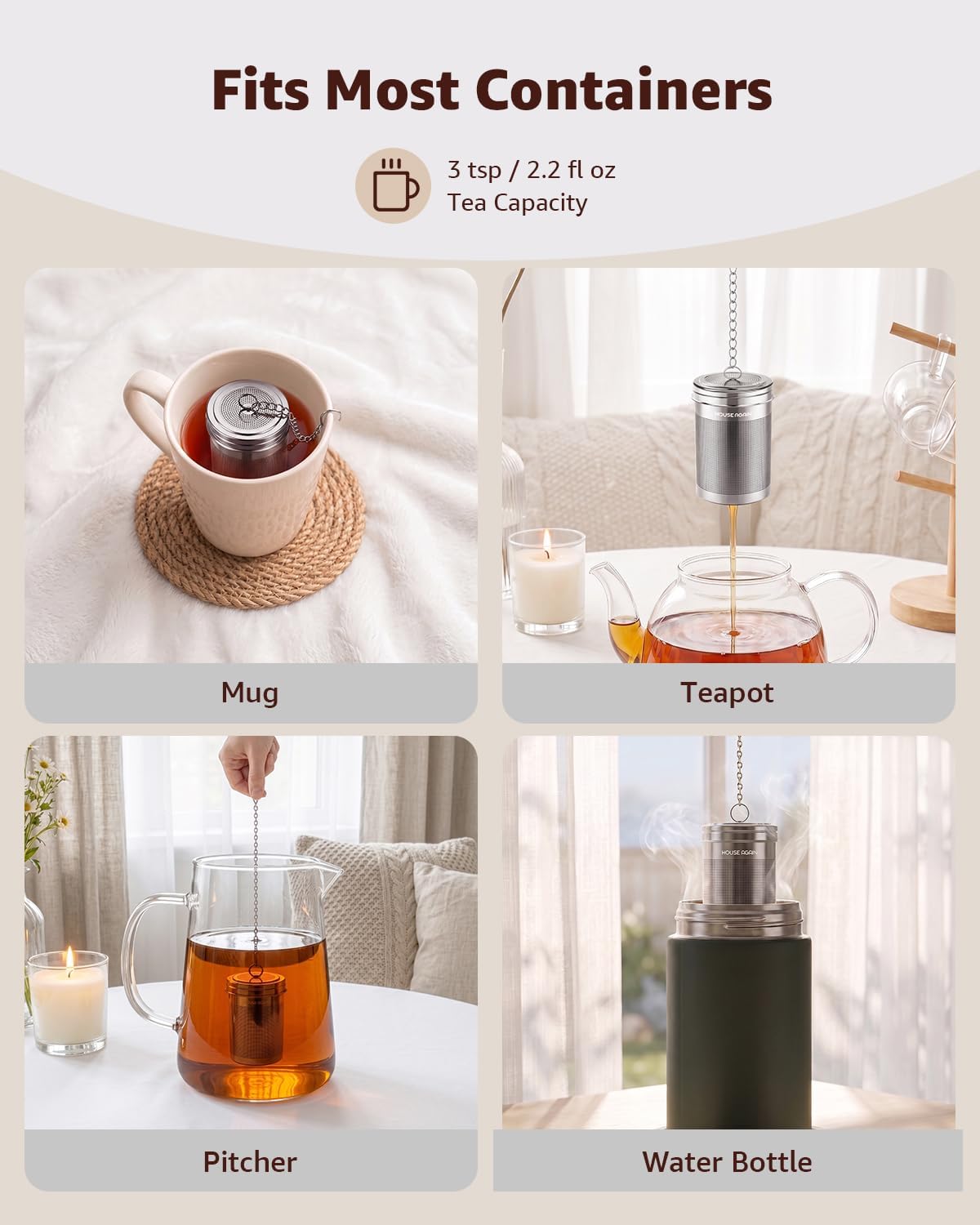 HOUSE AGAIN Tea Infuser