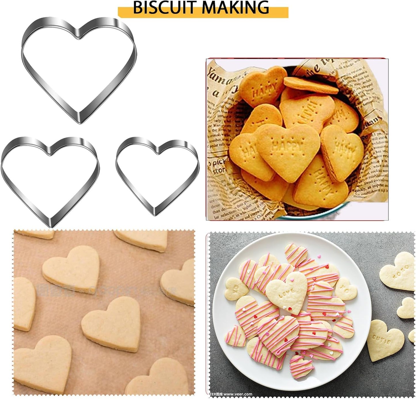 Adjustable Rolling Pin 19 Set and Silicone Baking Pastry Mat Set,Thickness Rings,Dough Roller &amp; Steel Cutter&amp; 6 Cookie Molds &amp; Cake Molds for Baking Dough Stainless Steel Dough Roller, Pizza, Pie