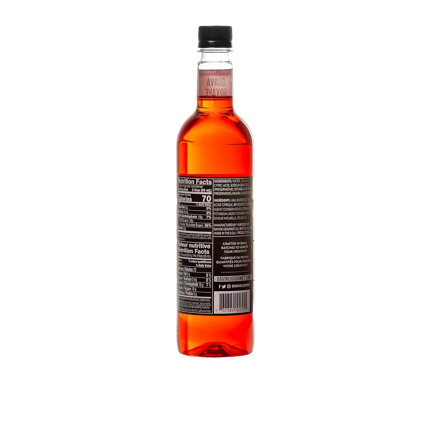 DaVinci Gourmet Classic Guava Syrup, 25.4 Fluid Ounces (Pack of 4)