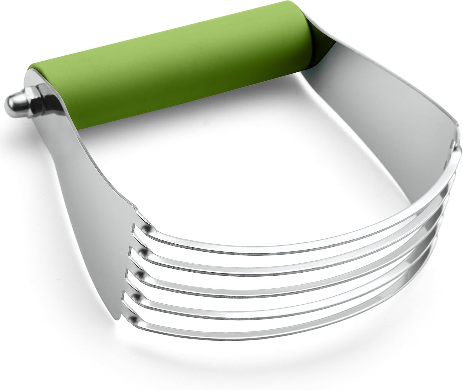 Spring Chef Large Green Dough Blender For Baking, Professional Dough Cutter Tool, Stainless Steel Puff Pastry Cutter Tool