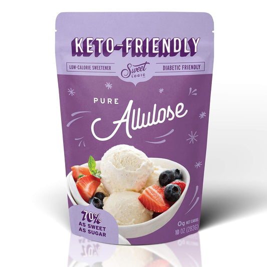 Sweet Logic Keto Baking Mix - Pure Allulose - Gluten-Free - Dairy Free - Diabetic-Friendly All Natural - Allulose - Stevia -