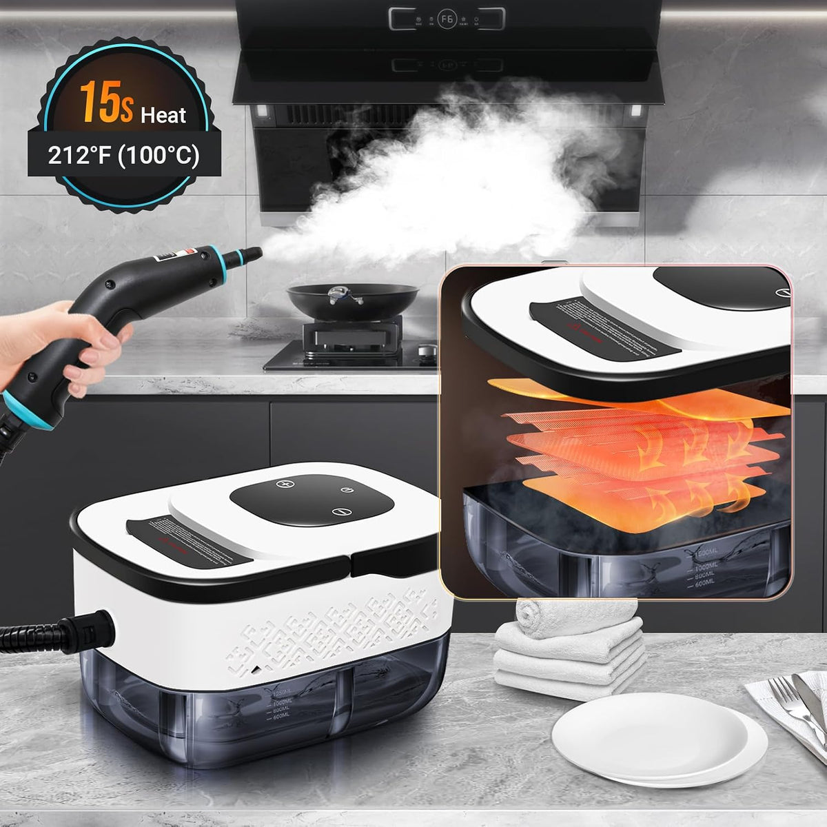 Heapsion Steam Cleaner