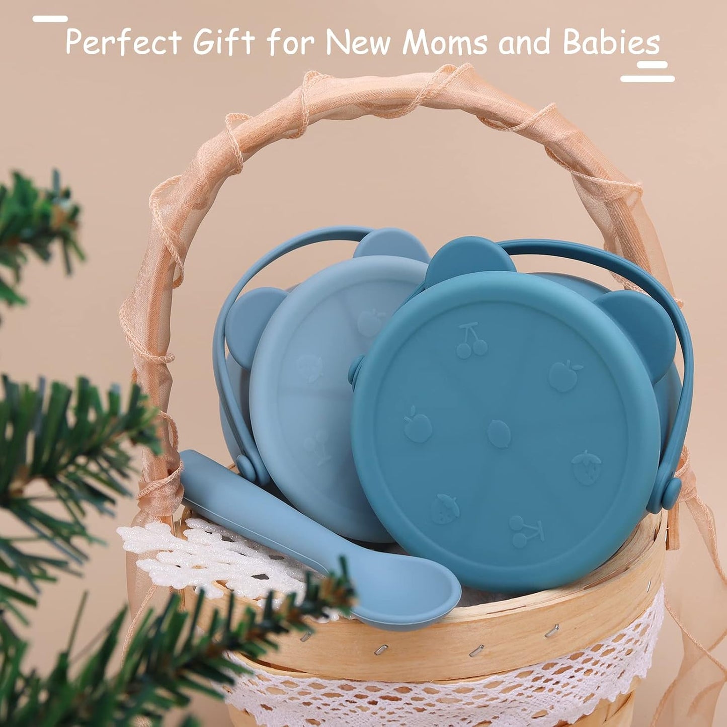 Silicone Snack Cups for Toddlers, Kids Snack Containers No Spill, Baby Treat Holders with Handle Dust Proof Lid, 2 Pack Dishwasher Safe and BPA Free 9 oz | Silicone Baby Snack Cups, Baby Food Catcher Spill Proof, Kid Snacks Holder with DustProof Lid, Dish