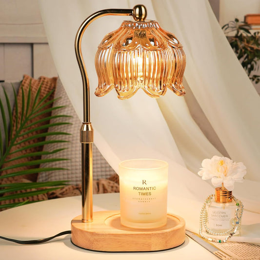 Christmas Birthday Gifts for Women, Candle Warmer Lamp with Timer & Height Adjustable, House Warming Gift for New Home