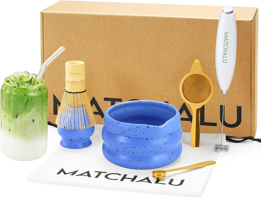 Matcha Whisk Set With Ceramic Matcha Bowl
