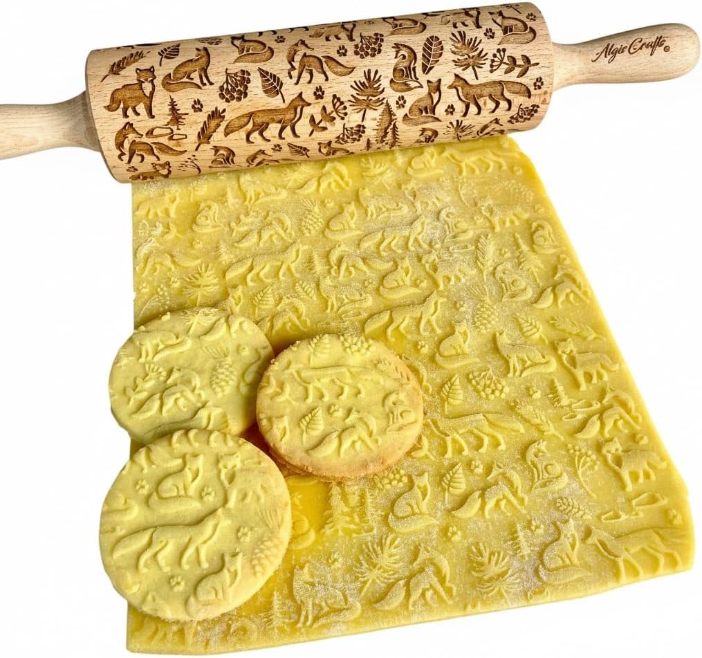 FOX Embossing Rolling Pin