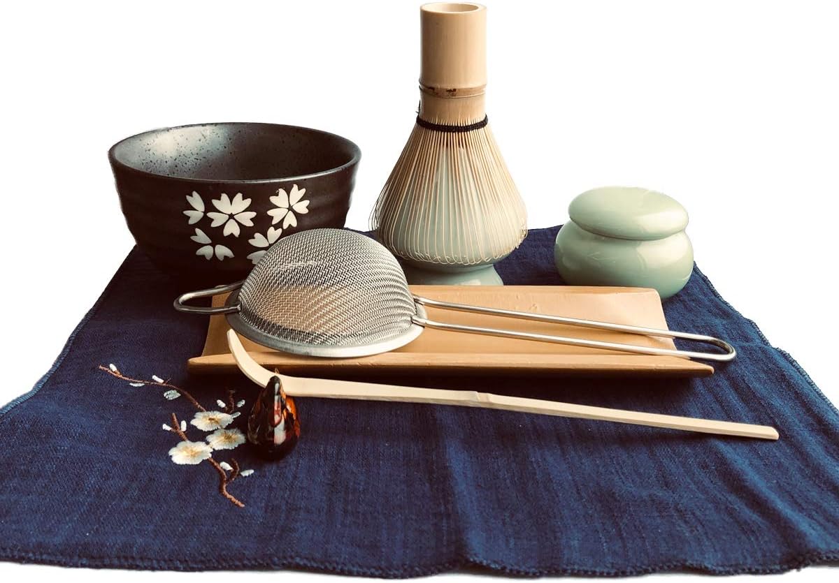 Artcome Traditional Japanese Matcha Tea Set (9Pcs)