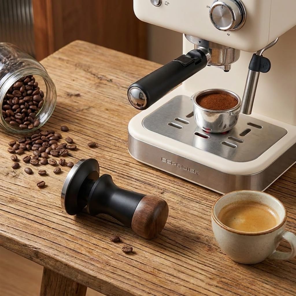 51mm Espresso Tamper, Premium Barista Coffee Tamper