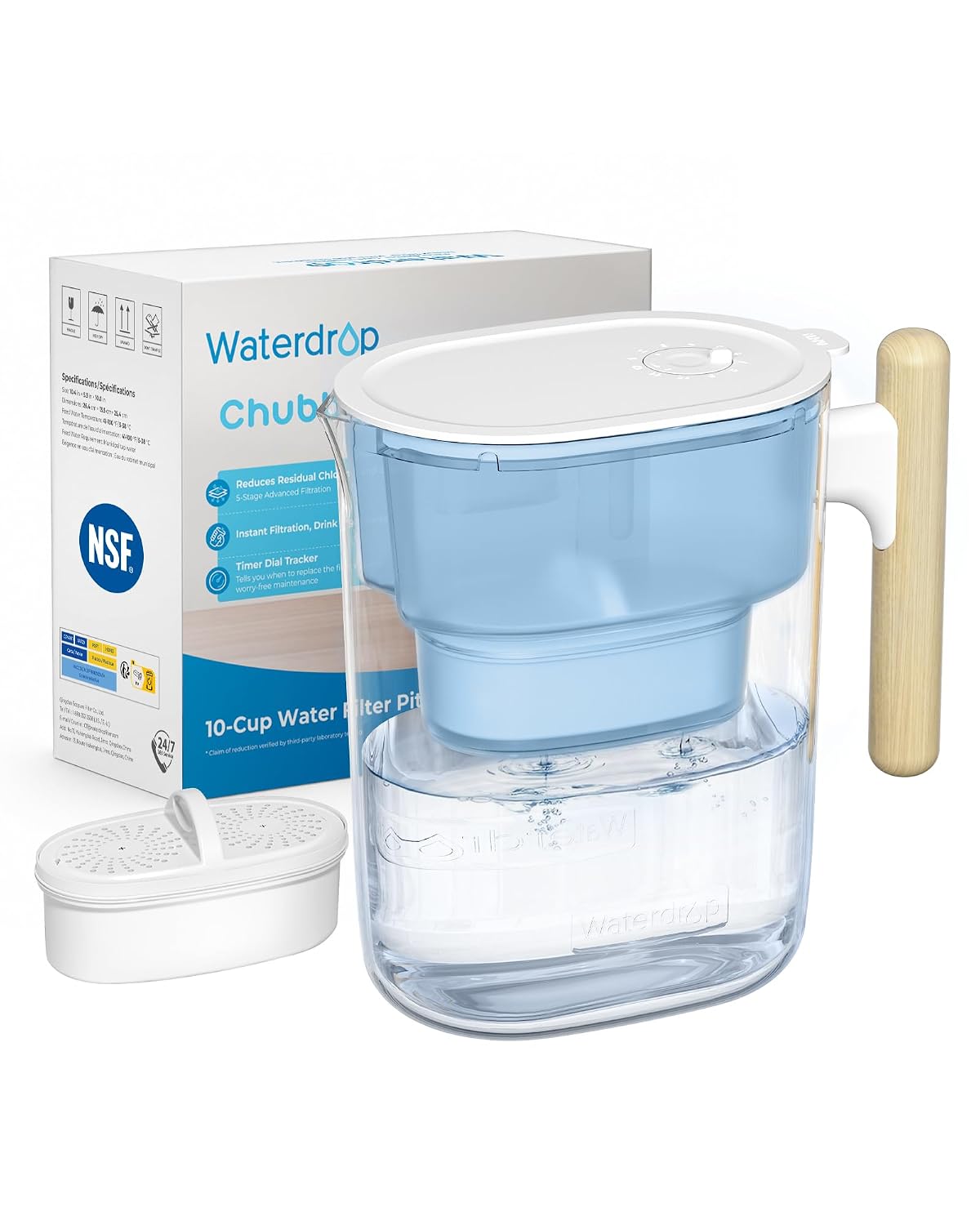 Waterdrop PT-04B Water Filter Pitcher