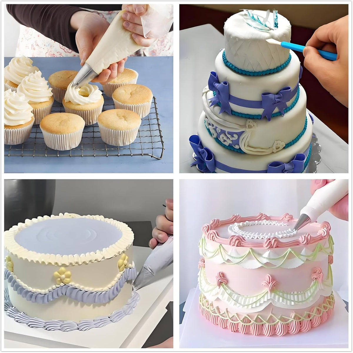Cake Decorating Kit, 198 Pcs Baking Supplies