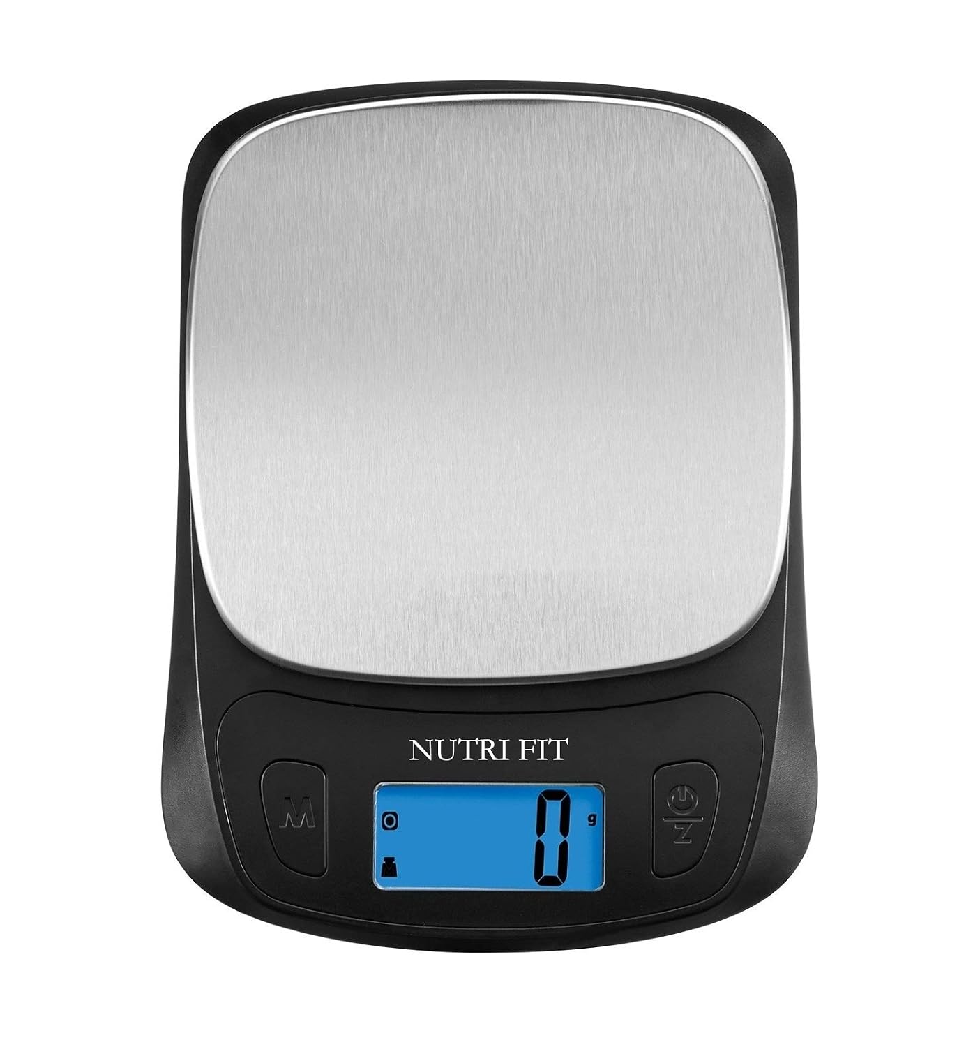 Kitchen Scales Digital Food Scale Cooking in Grams &amp; Ounces Black | Stainless Steel, Max 11lb 1g Increment, Backlit LCD Screen, Baking Food Weight Scale for Sourdough Bread, Include Battery