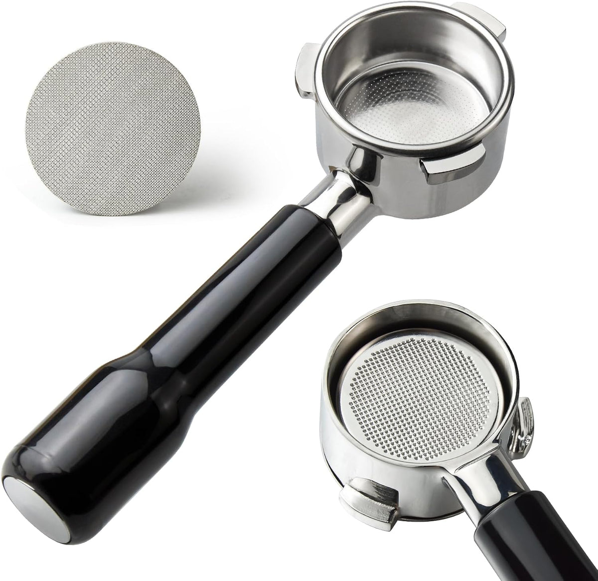 54 mm Bottomless Portafilter Compatible with Breville Barista BES870XL