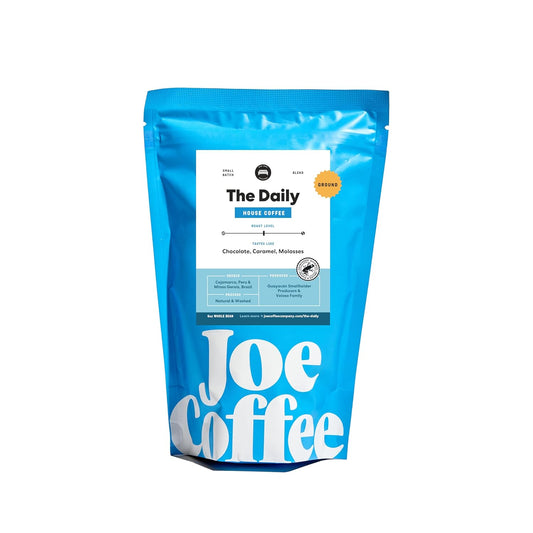 Joe Coffee Company - The Daily Ground Coffee, 6 oz Bag | NYC Roaster, RFA Certified, Kosher, Climate-Friendly, Specialty