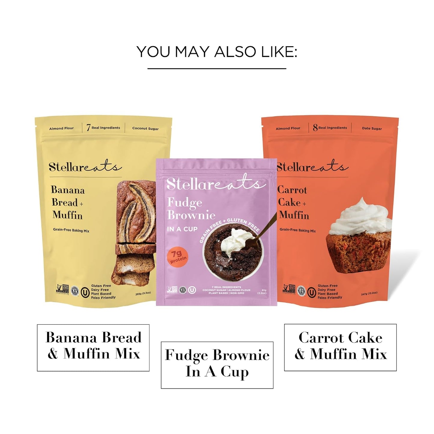 Stellar Eats Grain-Free Coffee Cake Baking Mix | Gluten-Free, Dairy-Free, Plant-Based, Paleo-Friendly, Naturally Sweetened with Date Sugar, Certified Kosher | Almond Flour-Based | 12.6 oz | 1 Pack