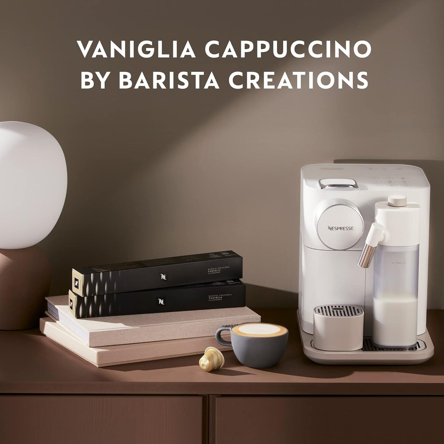 Nespresso Capsules Original Line, Vaniglia, Medium Roast Espresso Coffee, 50 Count Espresso Coffee Pods