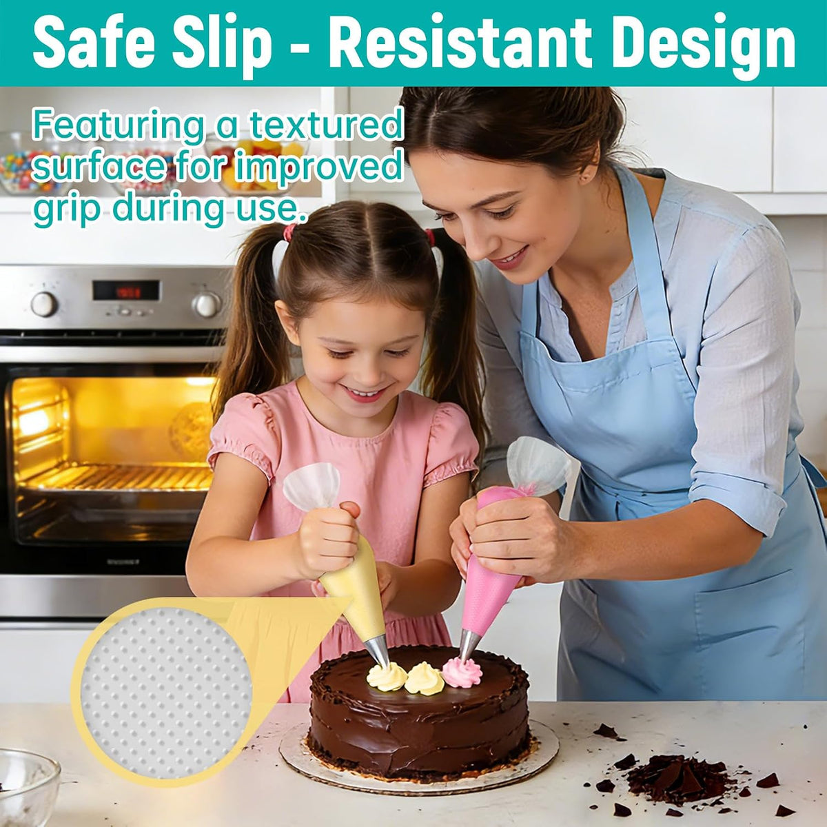 100PCS 12 Inch Disposable Anti Burst Thick Piping Bags