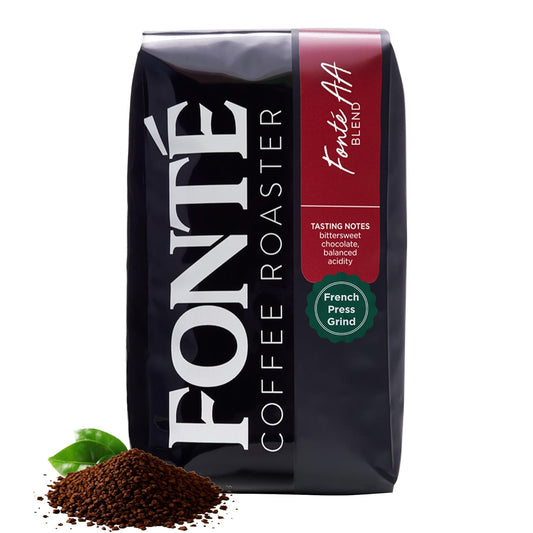 Fonte Coffee Roaster - French Press Coffee - Medium-Dark Fresh Roast - Roasted in Seattle - Single Origin - Bright,