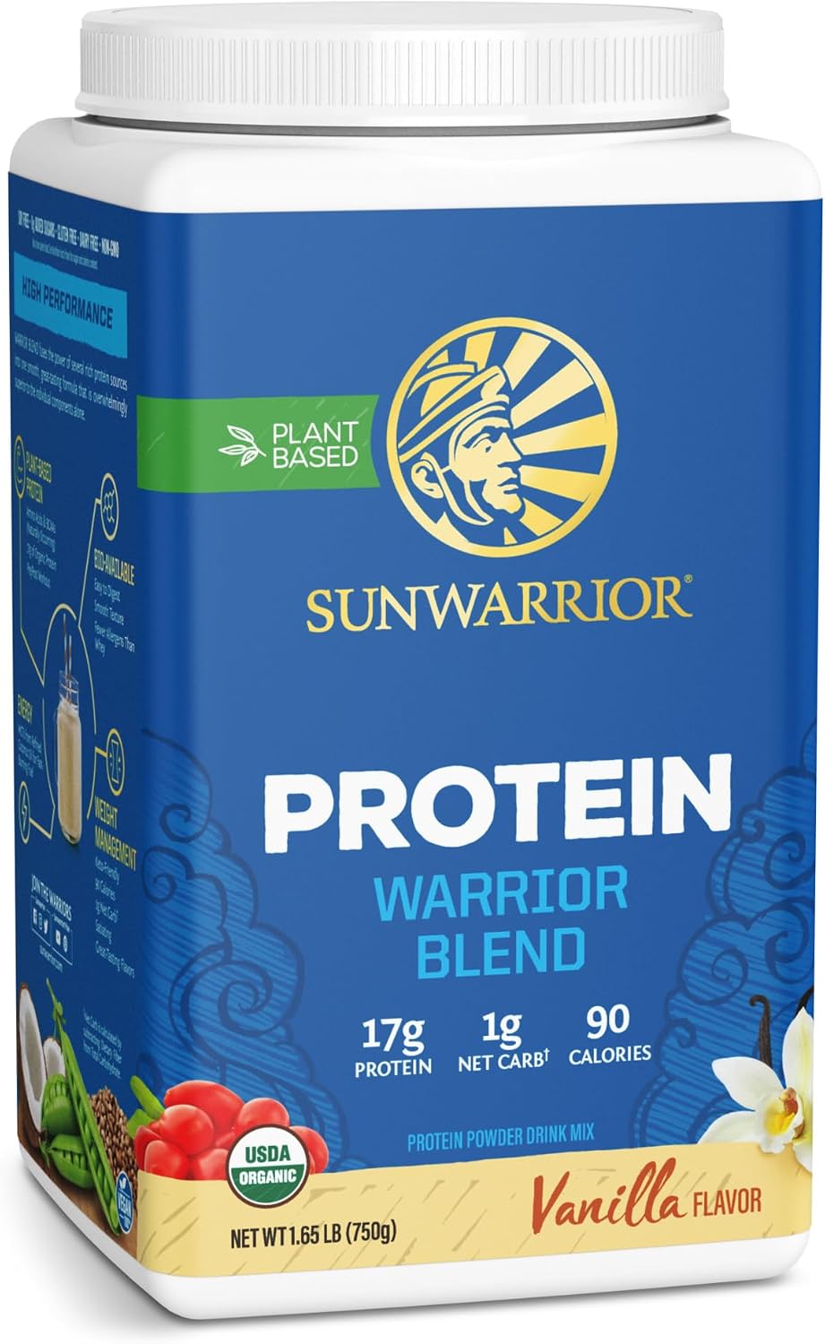 Sunwarrior Vegan Protein Powder Organic Plant-Based Protein