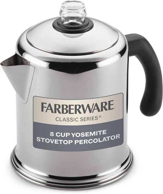 Farberware Classic Stainless Steel Yosemite Coffee Percolator