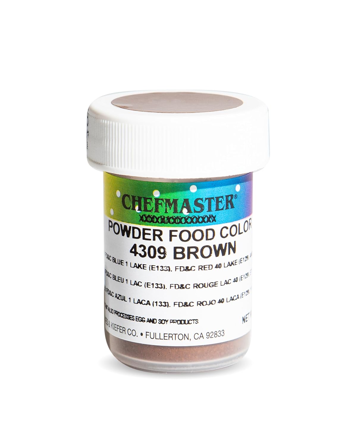 Chefmaster Brown Dry Powder Candy Color | Vibrant Shades | Chocolate, Macarons, Fondant | Decorating