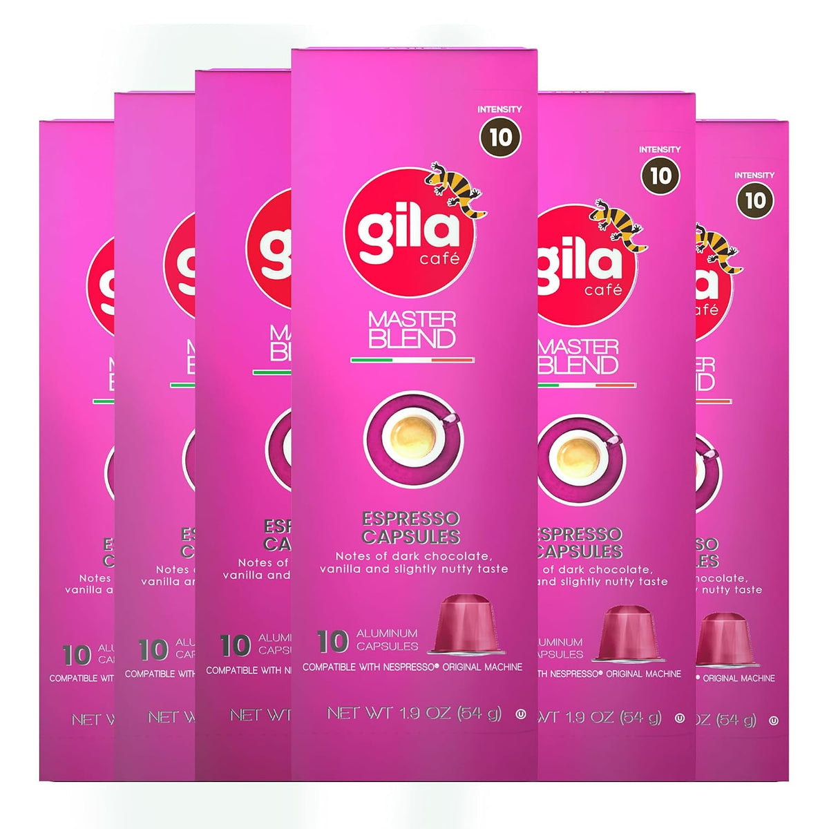 gila cafe Mexico Coffee Capsules, Nespresso Original Line, Dark Roast, 60ct