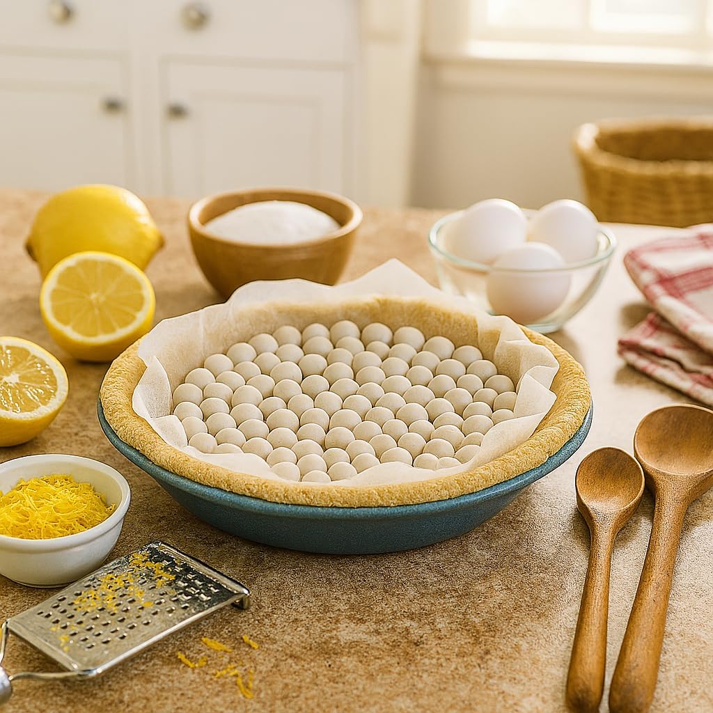 Mrs. Anderson's Baking Ceramic Pie Crust Weights, 270 Count, Natural Stoneware, For Blind Baking Pie Crusts And Tart Shells With Even Baking Results