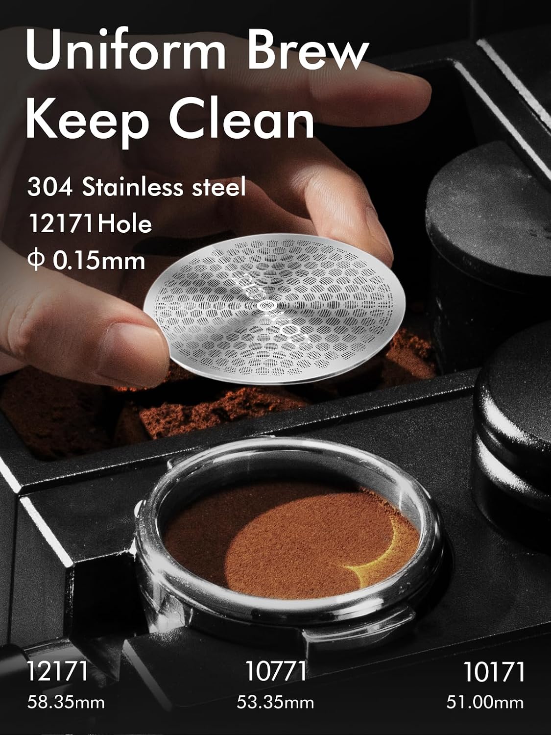 58mm Espresso Puck Screen, Coffee Filter Screen