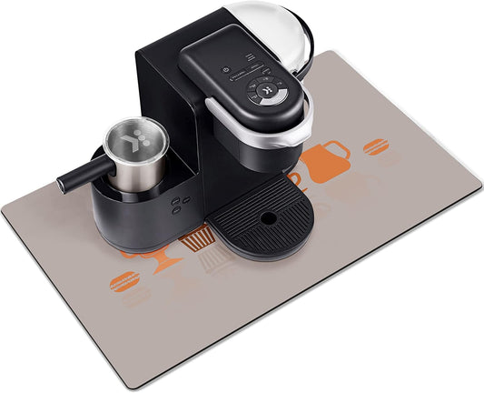 Golener Thick Counter Protector Absorbent Coffee Machine Spill Mat,Coffee Machine protector,Desk protector,Prevent