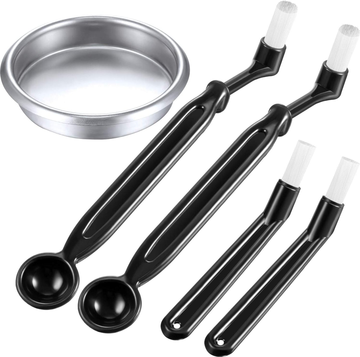 Zhehao Espresso Machine Cleaning Kit, 58 mm Backflush Insert 4 Brush