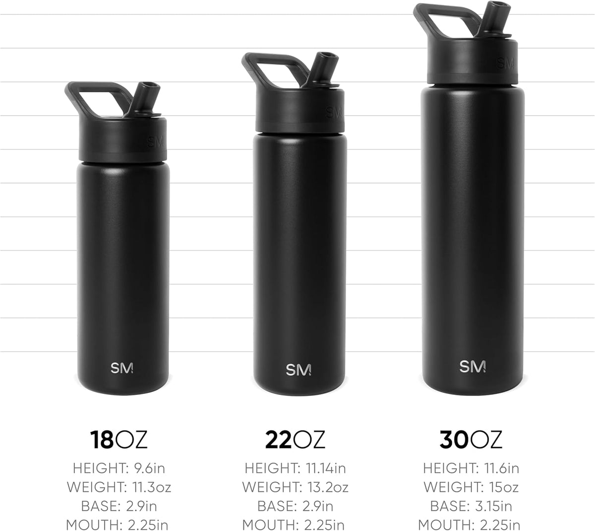 Simple Modern Insulated Water Bottle with Straw | 30oz | Beige | Summit Stainless Steel Water Bottles, Metal Cup | Leak Proof for School, Gym, Travel, Sports | Almond Birch