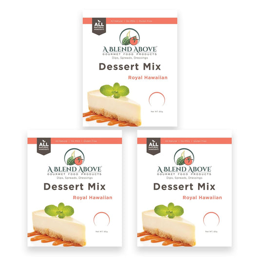 A Blend Above Royal Hawaiian Cheesecake Mix - No-Bake Desserts, All Natural, Vegan, Gluten Free, No MSG - Instant Dessert