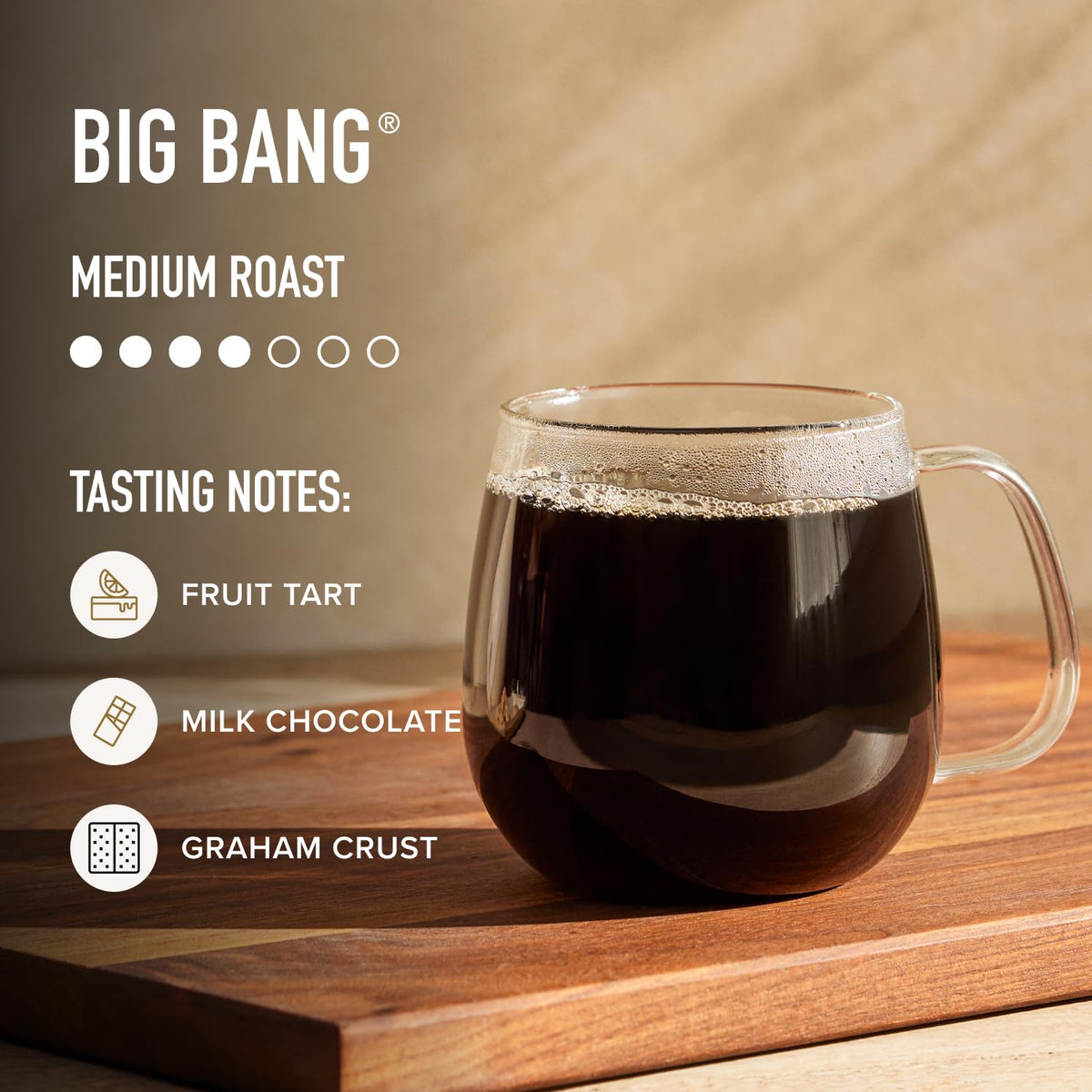 Peet's Coffee Coffee Pods, Medium Roast, Big Bang, 48 K Cups