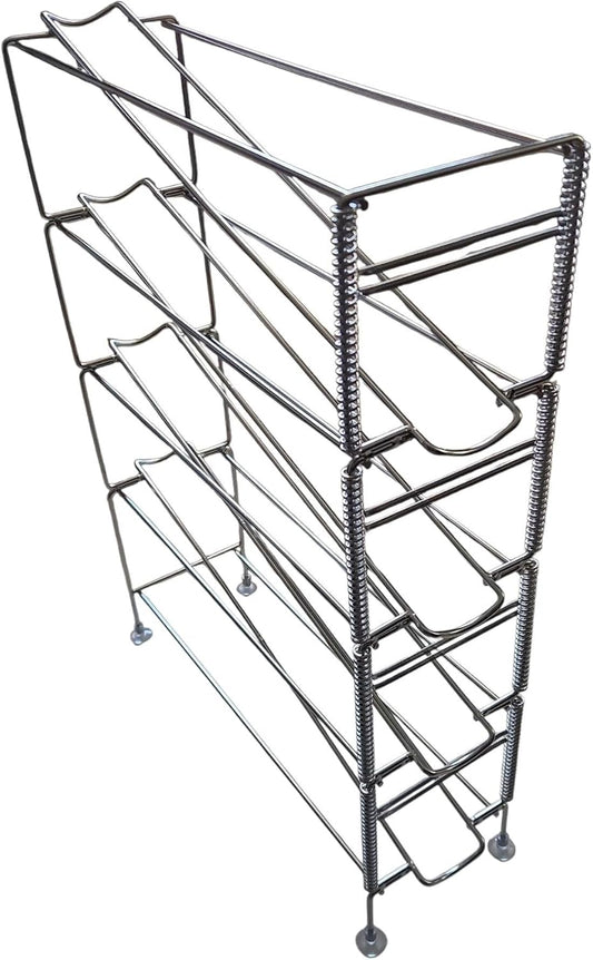 Stainless Products Ltd Sleek 23.74" Stainless Steel Vertical Cup Dispenser - 4 Compartments for Effortless Storage &