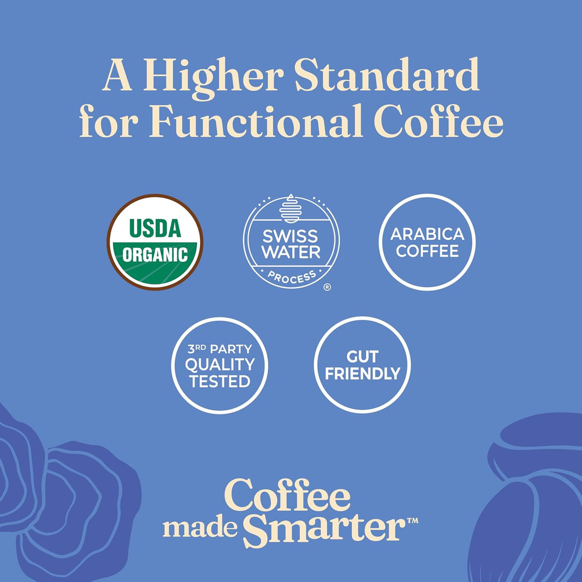 FOUR SIGMATIC Organic Balance Adaptogen Ground Coffee, 12 OZ
