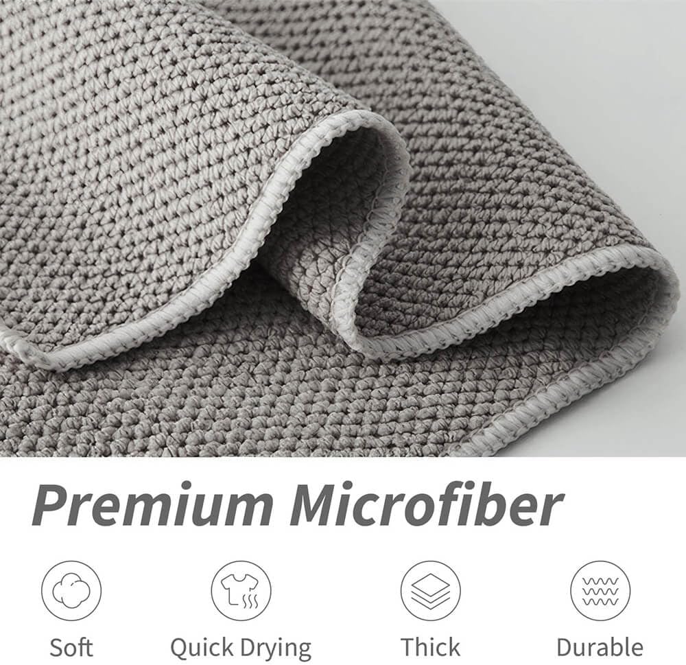 Barista Microfiber Towels 6-Pack, Coffee Cloths 12"x12" | Espresso Accessories Cleaning Towel for Steam Wands &amp; Countertops, Essential Coffee Bar Accessories