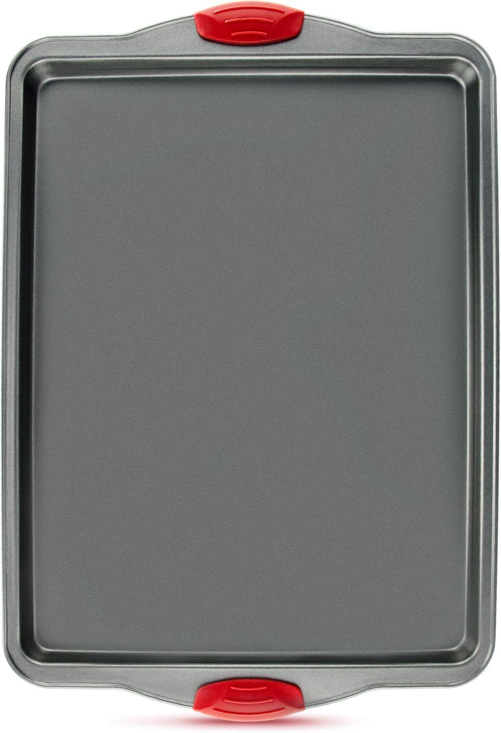 Nonstick Baking Sheet Pan Heavy-Gauge Carbon Steel, Warp, Dent, and Rust-Resistant Gourmet Rimmed Half Cookie Sheet Tray, Non-Toxic for Exceptional Baking Performance - 15x10 Inch