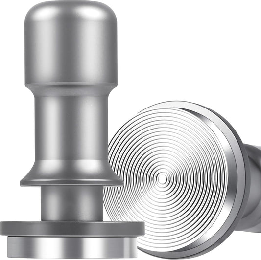 PUSEE 53mm Espresso Coffee Tamper,Premium 30lb Calibrated Espresso Tamper Upgrade Coffee Tamper with Spring Loaded, Stainless Steel Ground Tamper for Barista Home Coffee Espresso Accessories