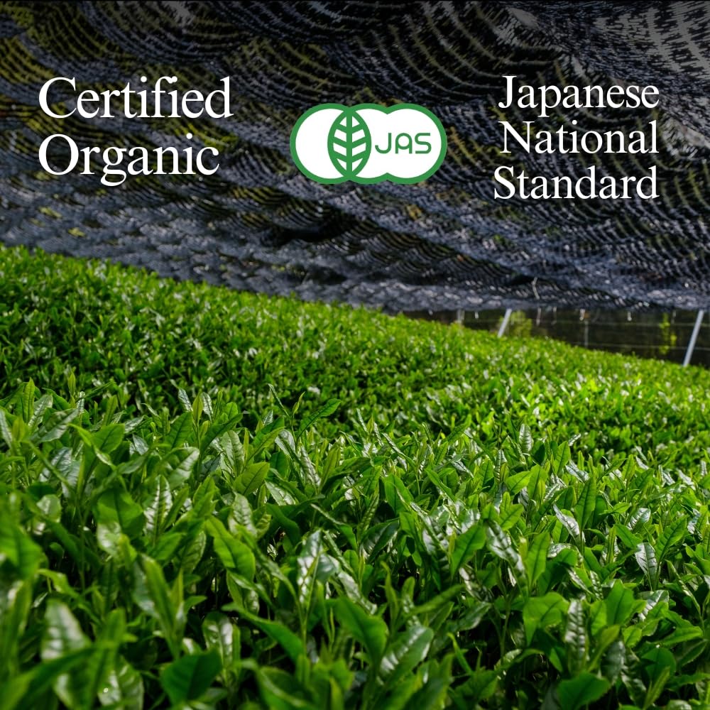 YEDOENSIS KYOTO Somei-Yoshino - Organic Ceremonial Matcha Powder (1.4 oz) | First Harvest, Stone-Ground, Sweet Umami, Ceremonial Grade, Grown and Crafted in Japan, Certified Organic