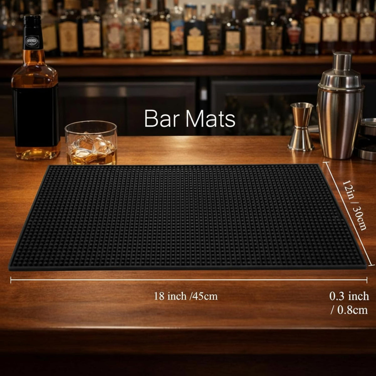 Tioncy 18 Pack Bar Mats