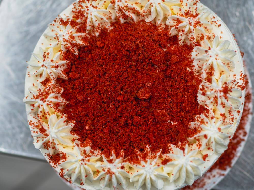 A Blend Above Red Velvet Cake Mix - No-Bake Desserts, All Natural, Gluten Free, No MSG - Instant Dessert Mix, Fruit Dip, Bagel Topping, Frosting, Cheesecake Filling - Makes 16 Oz (Pack of 3)