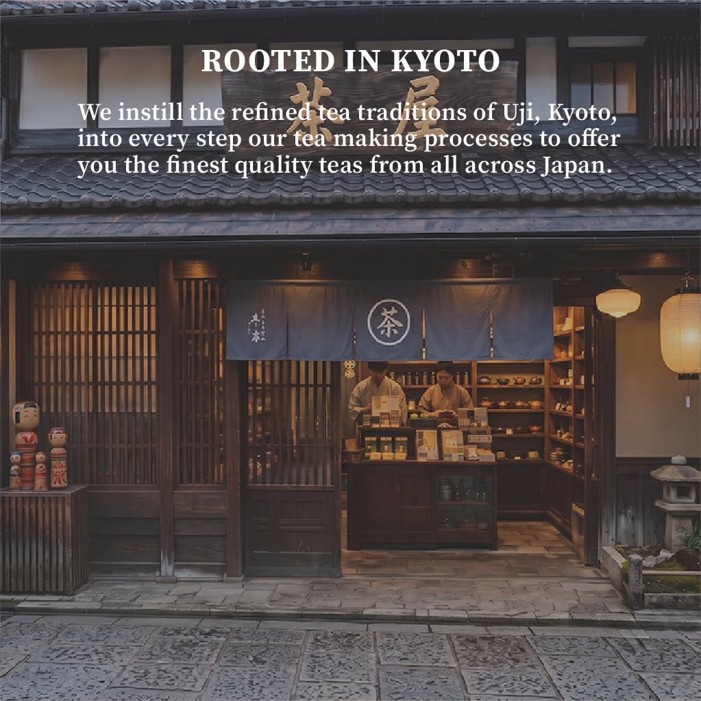 YEDOENSIS KYOTO Uji Matcha - Ceremonial Matcha Powder (1.4 oz) | First Harvest, Stone-Ground, Sweet Umami, Ceremonial Grade, Grown and Crafted in Uji, Japan