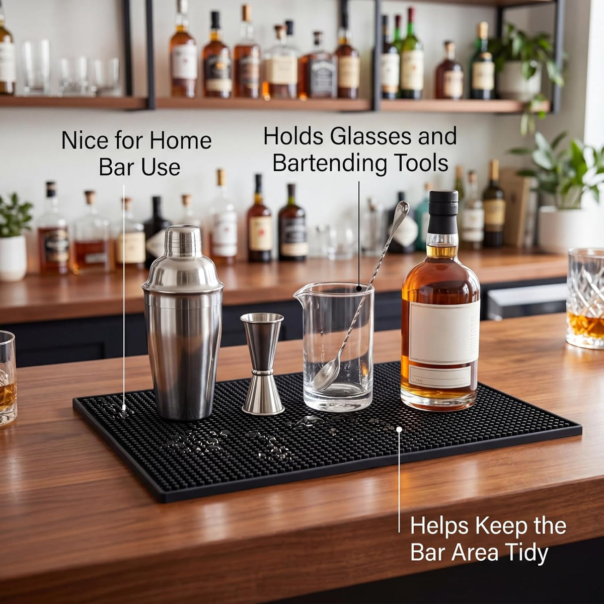 Tioncy 18 Pack Bar Mats