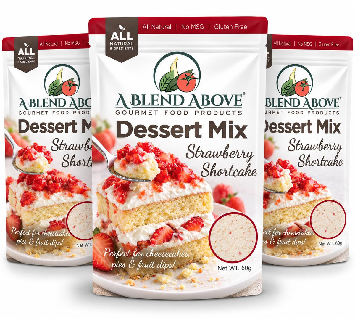 A Blend Above Strawberry Shortcake No-Bake Dessert Mix