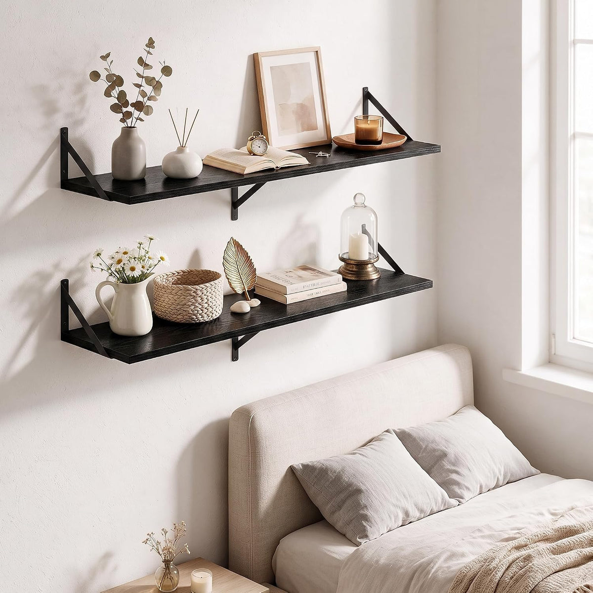 Dreamland Wall Mounted Floating Shelves Set of 2