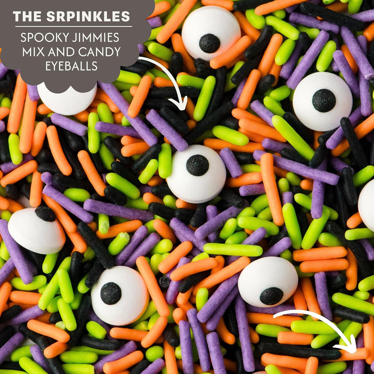 Sweets Indeed Halloween Frosting Decorating Kit with Sprinkles, 11.31 ounces