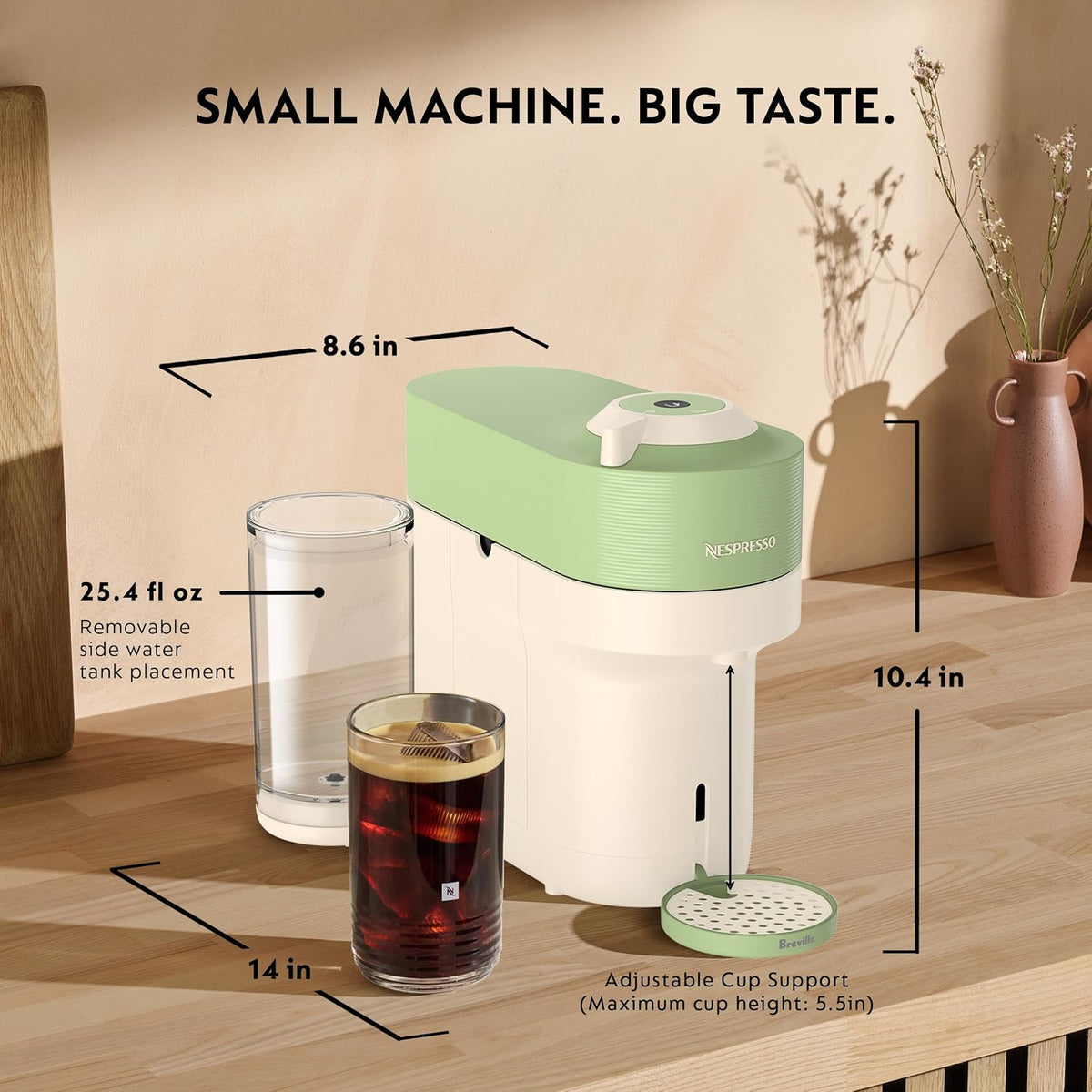 Nespresso Limited-Edition Vertuo Pop+ Coffee & Espresso Maker by Breville