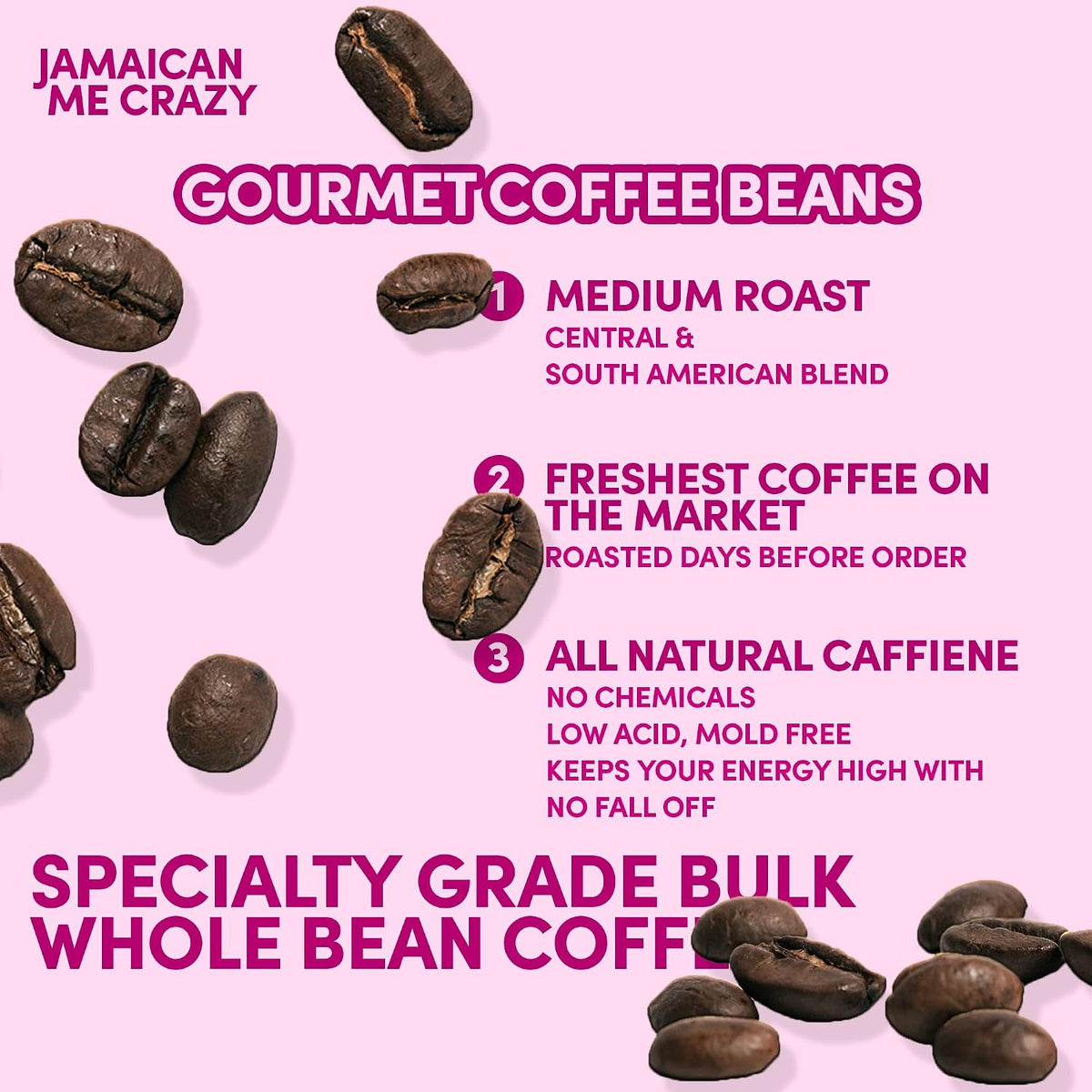 Sarasota Coffee Whole Bean Jamaican Me Crazy