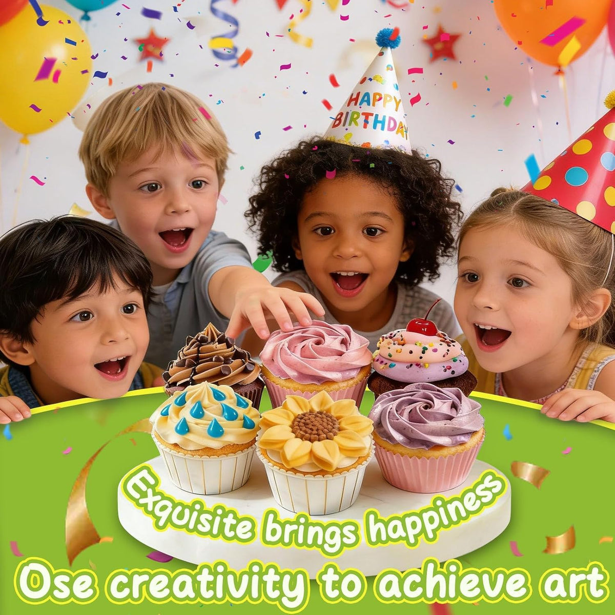 Hendiy Dessert Decorating Syringe Set