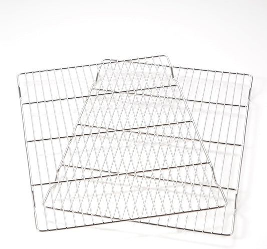 2-Pack Cooling Racks for Baking, 10x15 Inch, Heavy Duty Stainless Steel Wire Cookie Rack Fits Half Sheet Pan, Oven Safe Cooling Rack Set, Dishwasher Safe &amp; Non-Toxic