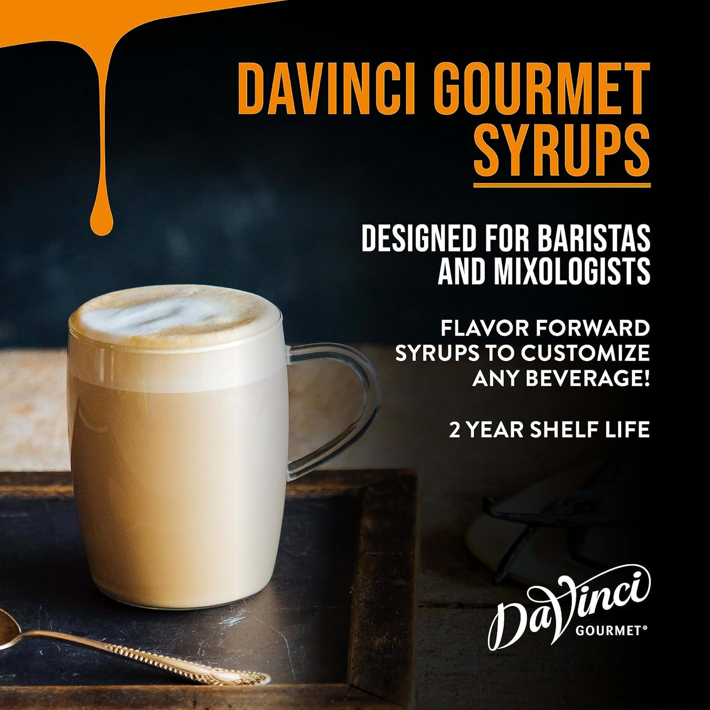 DaVinci Gourmet Classic Strawberry Syrup, 25.4 Fluid Ounces, Kosher, 1 Count